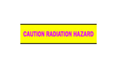 Barricade Tape (B-912; Magenta on Yellow; English; CAUTION RADIATION HAZARD) main image
