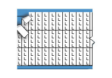 Solid Letters & Numbers Miniature Wire Marker Card (Black on White; L; Solid Letters & Numbers) main image