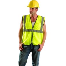OCCU ECO-GCS YLW MD; SURVEYOR VEST ZIP 12 PKT main image
