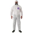 Picture of Ansell Microchem AlphaTec 68-1500 White 3XL Disposable Chemical-Resistant Coverall (Main product image)