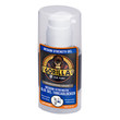 A detailed view of GorillaPro AT160 Medium Strength Blue high viscosity gel threadlocking compound from an angled view. (Product image)