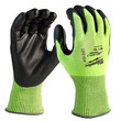 Picture of Milwaukee SMARTWIPE High Visibility Yellow Medium Polyurethane Full Fingered Cut-Resistant Glove (Main product image)