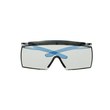 Picture of 3M SecureFit 3700 Series SF3707XSGAF-BLU Gray I/O + Scotchgard Blue Temples Polycarbonate OTG Safety Glasses (Main product image)