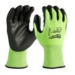 Picture of Milwaukee SMARTWIPE High Visibility Yellow Small Polyurethane Full Fingered Cut-Resistant Glove (Main product image)