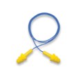 Picture of Global Glove Bullhead Safety HP-S2 Yellow Silicone Rubber Tipped Foam Reusable Corded Triple-Flange Ear Plugs (Main product image)