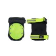 Picture of Global Glove FrogWear Black and High-Visibility Yellow/Green One Size Polyester Hi-Visibility Knee Pads (Main product image)