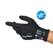 Picture of Ansell 11-591 Black 8 Intercept - HPPE, Nylon, Spandex, Steel, Graphene, Tungsten Supported Cut-Resistant Gloves (Main product image)