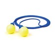 Picture of 3M E-A-R Push-Ins 318-1003 Yellow Universal Thermoplastic Elastomer Foam Corded Round Ear Plugs (Main product image)