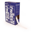 Picture of Brady White Polyolefin Thermal Transfer BM-10X75-348-WT Die-Cut Thermal Transfer Printer Tag Roll (Main product image)
