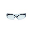 Picture of 3M SecureFit 200 SF201SGAF-BLU Light Blue Clear Frames, Blue Temples Universal Polycarbonate Safety Glasses (Main product image)