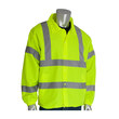 Picture of PIP 333-WB Hi-Vis Lime Yellow/Black Large Polyester Cold Condition Jacket (Main product image)