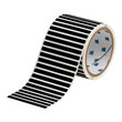 Picture of Brady Black Polyester Thermal Transfer THT-11-8591-10-BK Die-Cut Thermal Transfer Printer Label Roll (Main product image)
