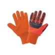 Picture of Global Glove Cotton Corded with Impact Protection Orange One Size Cotton/Polyester Work Gloves (Main product image)