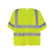 Picture of Global Glove FrogWear GLO-011BA HV Yellow/Green Large Polyester Mesh High-Visibility Vest (Main product image)
