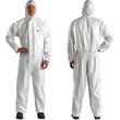 Picture of 3M 4510 White 2XL Polyethylene/Polypropylene Disposable General Purpose & Work Coveralls (Main product image)