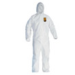 Picture of Kimberly-Clark Kleenguard A40 White 4XL Microporous Film Laminate Disposable General Purpose Coveralls (Main product image)
