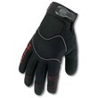 Picture of Ergodyne Proflex 812 Black Medium Synthetic Leather/Terry Cloth Full Fingered Work Gloves (Main product image)