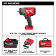 Picture of Milwaukee M18 FUEL REDLITHIUM FORGE Glass-Filled Nylon 7.6 in High Torque Impact Wrench w/ Friction Ring Kit 2967-21F (Main product image)