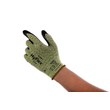 Picture of Ansell HyFlex FORTIX® 11-550 Green/Black 9 Para-aramid, Nylon, Spandex Full Fingered Cut-Resistant Gloves (Main product image)