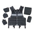 Picture of Ergodyne Molle 5590 Black Universal Work Vest (Main product image)