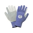 Picture of Global Glove Samurai CR900LF Blue/White XL HDPE/Leather Grain Cowhide Cut-Resistant Gloves (Main product image)