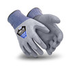 Picture of HexArmor Helix Blademaster 2070 Gray/Blue 11 Fiberglass/HPPE/Steel Seamless Coated Cut-Resistant Gloves (Main product image)