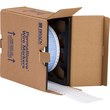 Picture of Brady PermaSleeve White Heat-Shrinkable Polyolefin Thermal Transfer 3FR-187-2-WT-2 Die-Cut Thermal Transfer Printer Sleeve (Main product image)