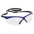 Picture of Ansell KleenGuard V30 Clear Metallic Blue Universal Polycarbonate Standard Safety Glasses (Main product image)