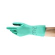 Picture of Ansell AlphaTec Solvex 37-175 Green 7 to 7.5 Nitrile Unsupported Chemical-Resistant Gloves (Main product image)