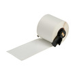 Picture of Brady M610 White Repositionable Indoor/Outdoor Vinyl Thermal Transfer M6C-2000-581-WT Continuous Thermal Transfer Printer Label Roll (Main product image)