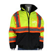 Picture of PIP 333-1745 Hi-Vis Lime Yellow/Black Small Polyester (Shell) Work Jacket (Main product image)