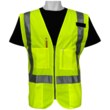 Picture of Global Glove FrogWear GLO-CA1 Lime SM/MD Polyester Knit Reflective Vest (Main product image)