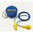 Picture of 3M E-A-R UltraFit 340-4002 Yellow Universal Thermoplastic Elastomer Foam Reusable Corded Triple-Flange Ear Plugs (Main product image)