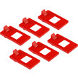 Picture of Brady Red Polypropylene Lockout Cleat (Main product image)