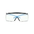 Picture of 3M SecureFit 3700 Series SF3701XASGAF-BLU Clear + Scotchgard Blue Temples Alternate Fit Polycarbonate OTG Safety Glasses (Main product image)
