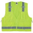Picture of Ergodyne Glowear 8250Z High-Visibility Lime Large/XL Polyester Mesh/Solid High-Visibility Vest (Main product image)