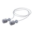 Picture of 3M E-A-R Pistonz P1401 Silver Universal Thermoplastic Elastomer Foam Corded Cylinder Ear Plugs (Main product image)