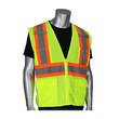 Picture of PIP 302-MVZT Lime Yellow 5XL Polyester Mesh High-Visibility Vest (Main product image)