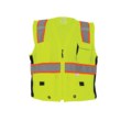 Picture of Global Glove FrogWear HV High-Visibility Yellow/Green & Orange X-Small Mesh Polyester High-Visibility Surveyor's Vest (Main product image)
