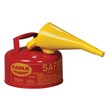 Picture of Eagle Red Galvanized Steel Self-Closing 1 gal Safety Can (Main product image)