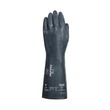 Picture of Ansell AlphaTec 53-002 Black 9 Neoprene Unsupported Full Fingered Chemical Handling Gloves (Main product image)