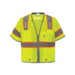 Picture of Global Glove FrogWear GLO-315LED HV Yellow/Green Large Polyester Mesh High-Visibility Vest (Main product image)
