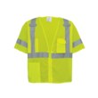 Picture of Global Glove FrogWear GLO-011 High-Visibility Lime Large Polyester Mesh High-Visibility Vest (Main product image)
