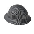 Picture of Jackson Safety Blockhead 370 Speed Dial Carbon Fiber Silver 6 1/2 - 8 in Fiberglass Full Brim Hard Hat (Main product image)
