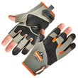 Picture of Ergodyne ProFlex Tena-Grip 720 Gray/Black/Orange Large Synthetic EVA Foam/Leather Finger Tipless Work Gloves (Main product image)
