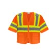 Picture of Global Glove FrogWear HV High-Visibility Orange & Yellow/Green Large Mesh Polyester High-Visibility Surveyor's Vest (Main product image)