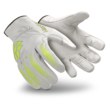 Picture of HexArmor Chrome Series 4081 White/Yellow 5 Goatskin Leather/SuperFabric Goatskin Cut and Sewn Cut-Resistant Gloves (Main product image)