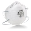 Picture of 3M 8200 White Standard N95 Molded Cup Particulate Respirator (Main product image)