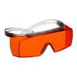 Picture of 3M SecureFit 3700 SF3706AS-GRY Orange Gray Alternate Fit Polycarbonate OTG Safety Glasses (Main product image)