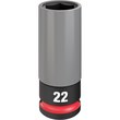 Picture of Milwaukee SHOCKWAVE Impact Duty High Strength Forged Steel Lug Nut Wheel Socket 49-66-7807 (Main product image)